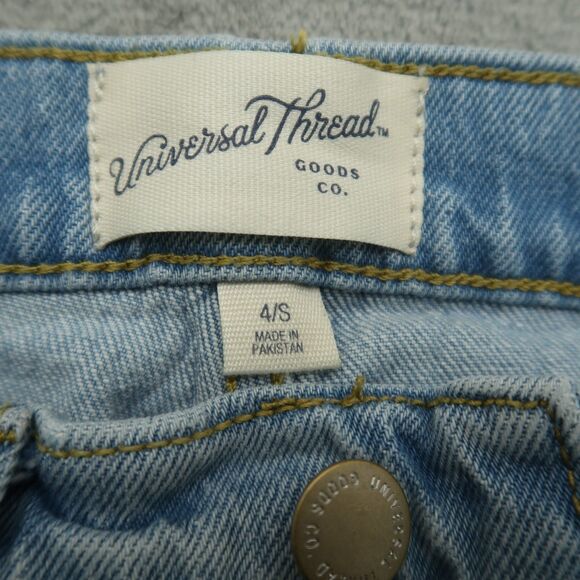 Universal Thread Jeans Women's Size 4S Blue High-Rise Flare Denim 30.5" Inseam - Picture 10 of 16